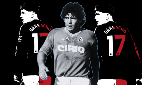 Alejandro Garnacho, Diego Maradona, Napoli, 2024/25