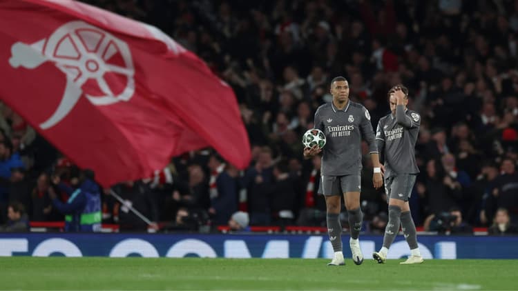 Kylian Mbappe's Real Madrid were well beaten by Arsenal