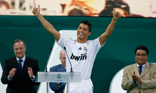 Cristiano Ronaldo's Real Madrid unveiling