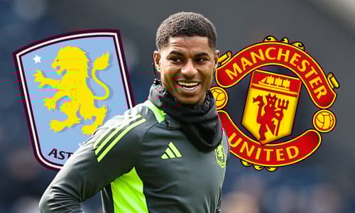 Marcus Rashford, Aston Villa, Man Utd, 2024/25