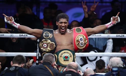 Anthony Joshua, heavyweight world boxing champion