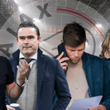 Klaas-Jan Huntelaar, Marc Overmars, Sven Mislintat, Danny Blind