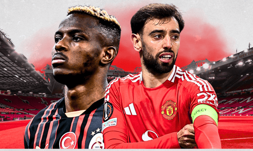 Victor Osimhen, Bruno Fernandes, Man Utd