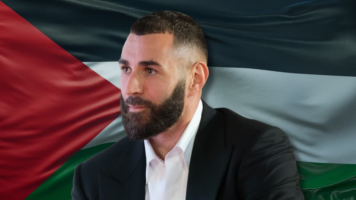 Karim Benzema has made his support of Palestine clear