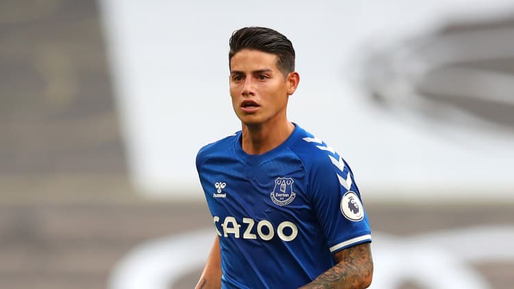 James Rodriguez was one of Everton's best sources of assists last season