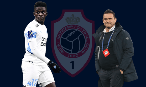 Bamba Dieng, Royal Antwerp FC, Marc Overmars