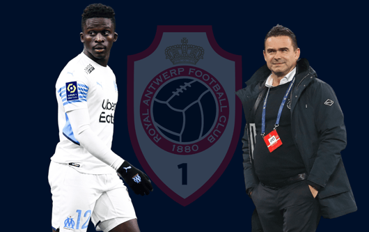 Bamba Dieng, Royal Antwerp FC, Marc Overmars