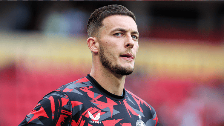 Justin Bijlow kwam nog geen minuut in actie dit seizoen bij Feyenoord.