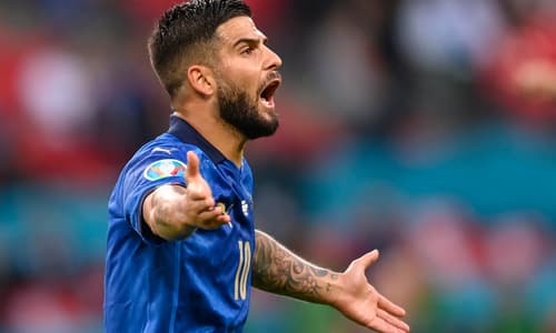 Lorenzo Insigne for Italy against England at Euro 2020