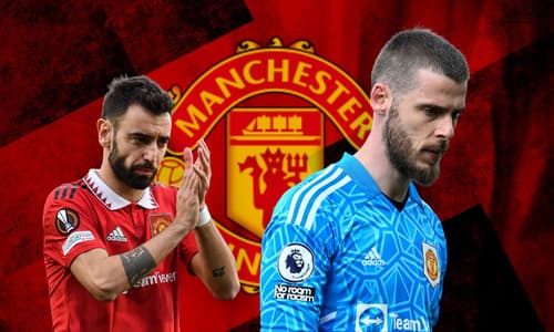Bruno Fernandes, David de Gea, Man Utd, 2022/23