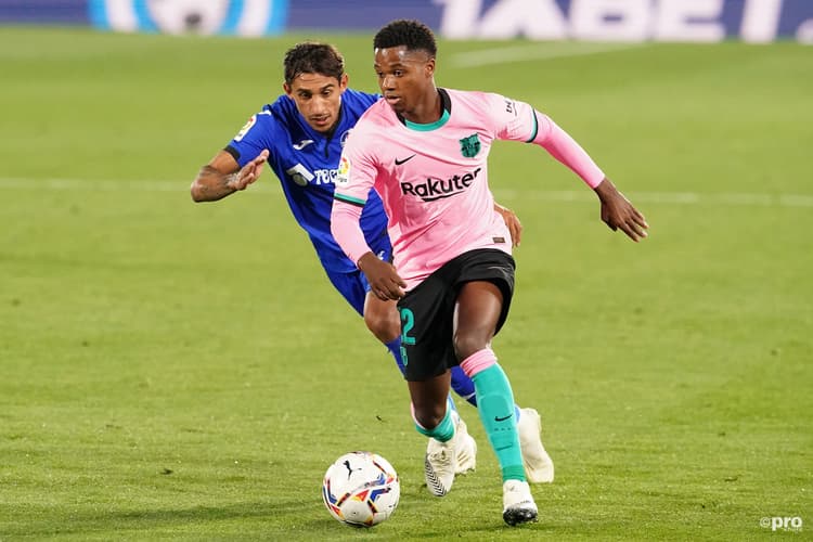 Ansu Fati, Barcelona, 2020-21