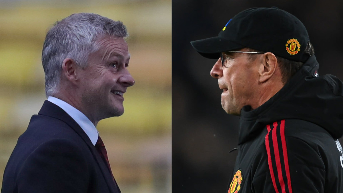 Ole Gunnar Solskjaer, Ralf Rangnick, man Utd, 2021/22