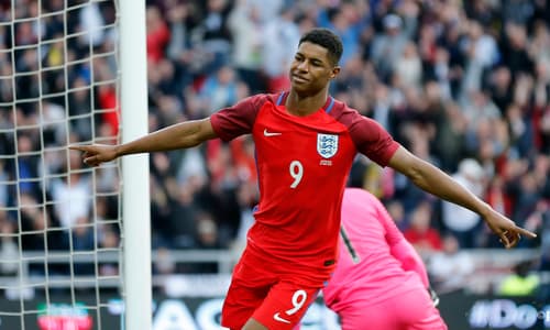 Marcus Rashford goal for England