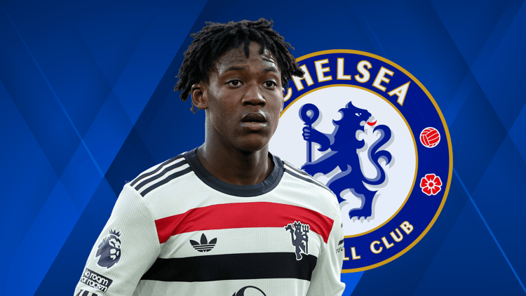 Kobbie Mainoo - linked with a blockbusting move to Chelsea.