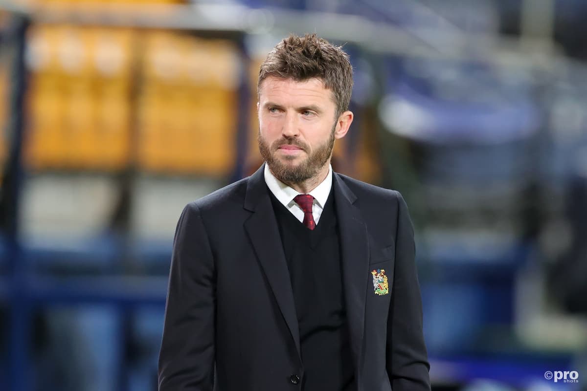Manchester United interim manager Michael Carrick against Villarreal