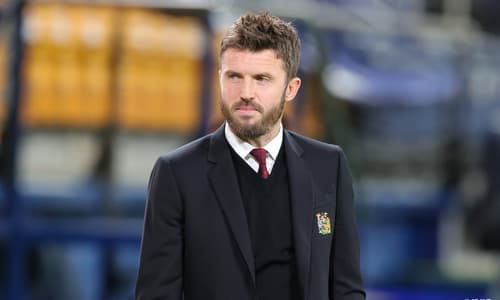 Manchester United interim manager Michael Carrick against Villarreal