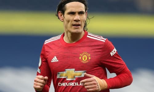 Man Utd striker Edinson Cavani