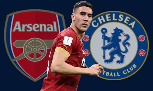Dusan Vlahovic, Arsenal, Chelsea