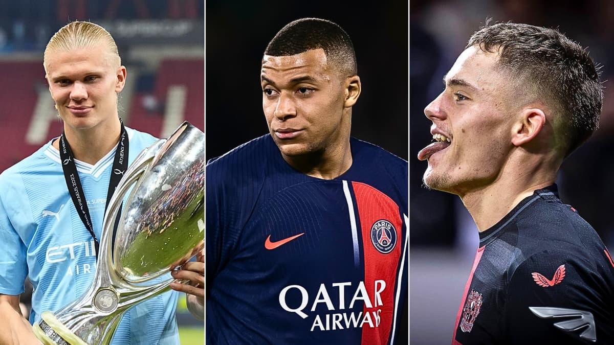 Erling Haaland, Kylian Mbappe, Florian Wirtz