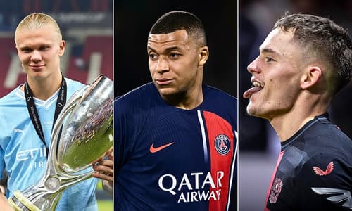 Erling Haaland, Kylian Mbappe, Florian Wirtz