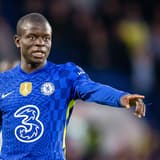 N'Golo Kante in action for Chelsea.