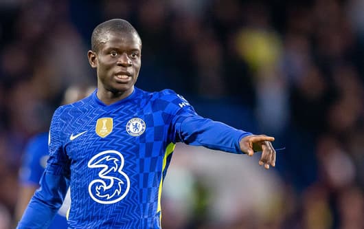 N'Golo Kante in action for Chelsea.