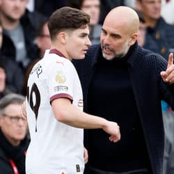 Julian Alvarez, Pep Guardiola, Man City, 2023/24