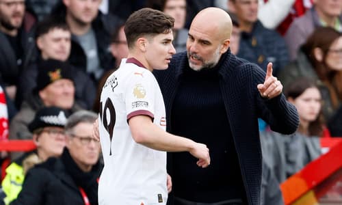 Julian Alvarez, Pep Guardiola, Man City, 2023/24