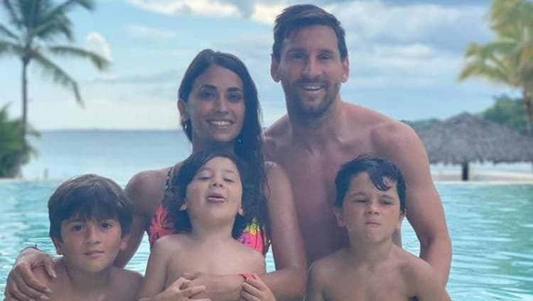 Barcelona icon Lionel Messi on holiday in Miami