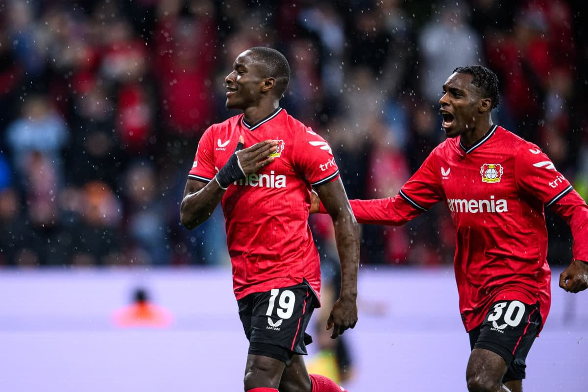Moussa Diaby Jeremie Frimpong Bayer Leverkusen 2022-23