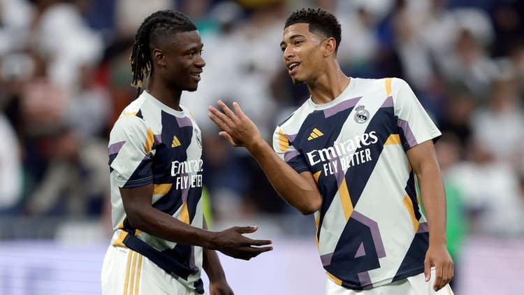 Eduardo Camavinga with Jude Bellingham, Real Madrid