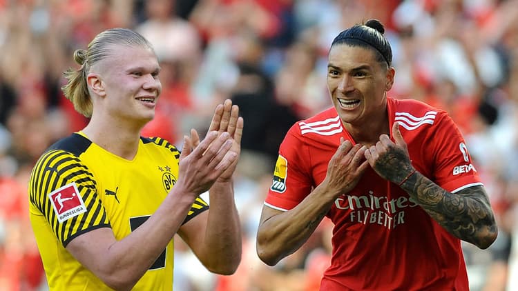 Erling Haaland and Darwin Nunez