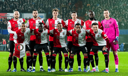 Feyenoord, teamfoto, 2023/24, vs Atlético Madrid