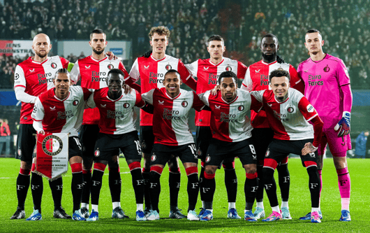 Feyenoord, teamfoto, 2023/24, vs Atlético Madrid