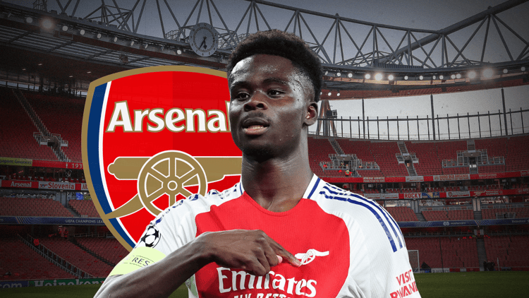 Bukayo Saka has two years left on his deal and will surely get a big pay rise.