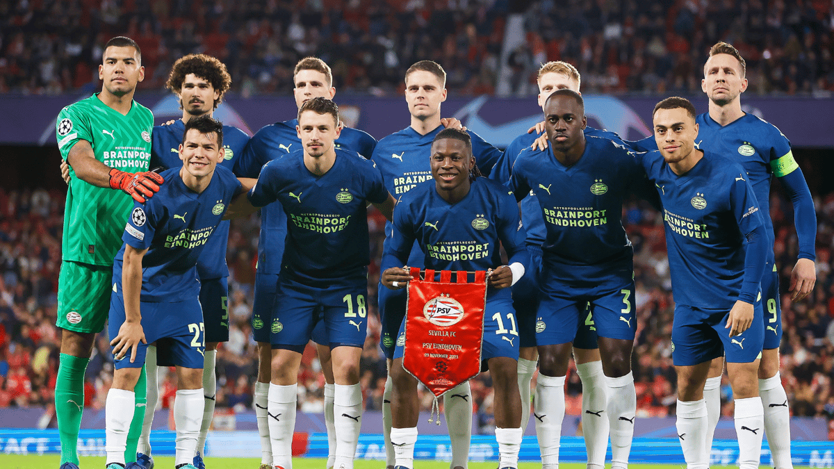 PSV Eindhoven, Team photo vs Sevilla