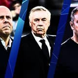 Champions League Arne Slot Carlo Ancelotti Hansi Flick