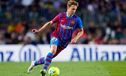 Frenkie de Jong, Barcelona, 2021-22