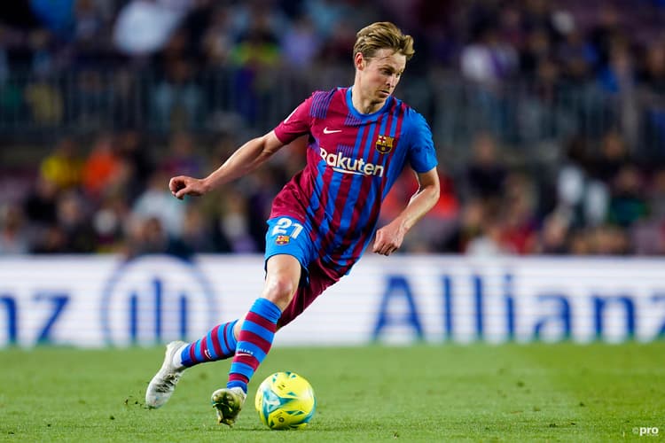 Frenkie de Jong, Barcelona, 2021-22