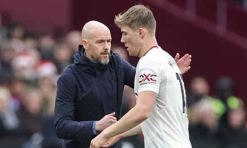 Erik ten Hag, Rasmus Hojlund, Man Utd, 2023/24