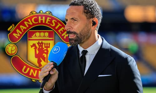 Rio Ferdinand, Man Utd badge, BT Sport