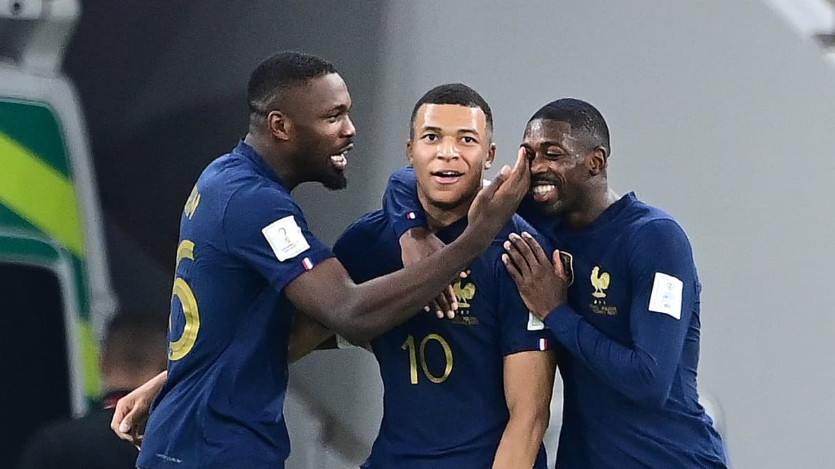 Marcus Thuram, Kylian Mbappe, Ousmane Dembele, France, World Cup 2022