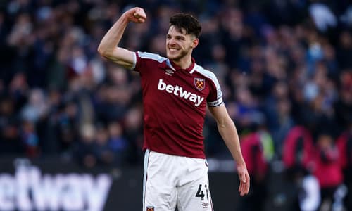 West Ham's Declan Rice is a transfer target for Man Utd, Chelsea and Man City