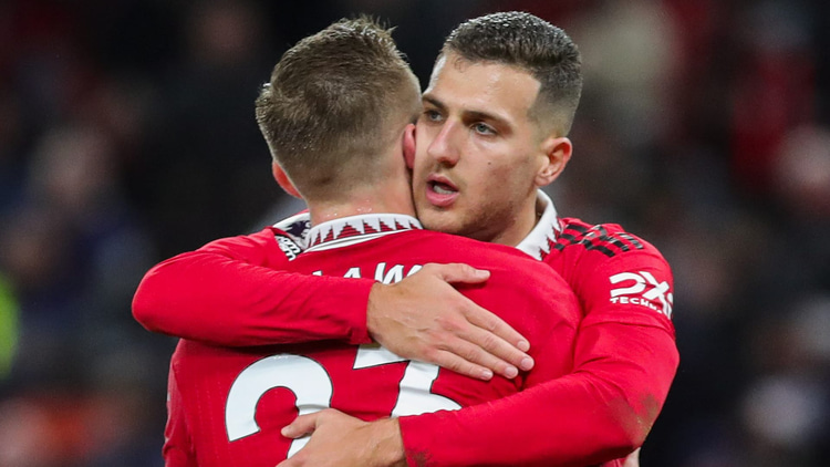 Luke Shaw and Diogo Dalot have found themselves under pressure