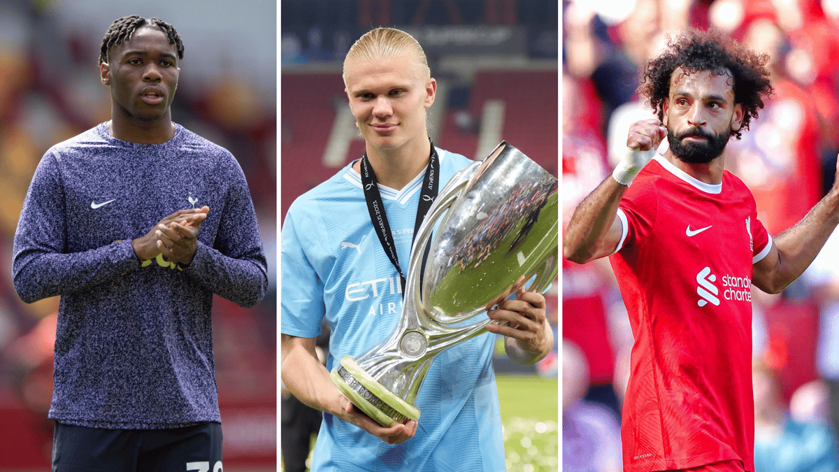 Destiny Udogie, Erling Haaland, Mohamed Salah