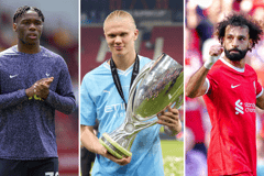 Destiny Udogie, Erling Haaland, Mohamed Salah