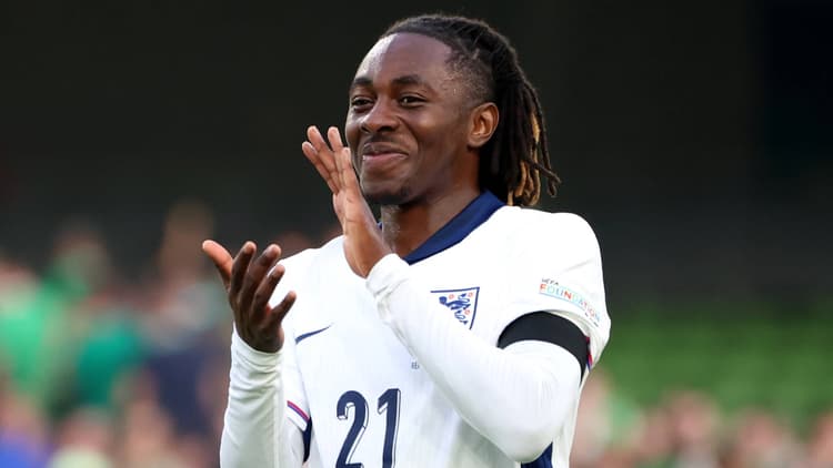 Eberechi Eze on England duty
