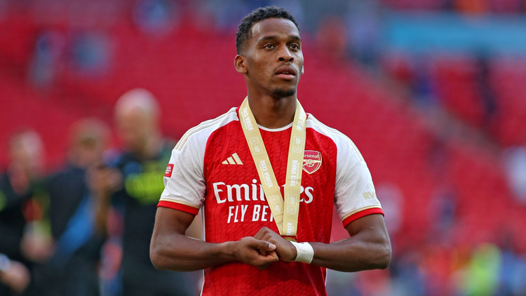 Jurriën Timber tekende in de zomer van 2023 bij Arsenal.