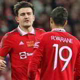 Harry Maguire at Raphael Varane at Man Utd.