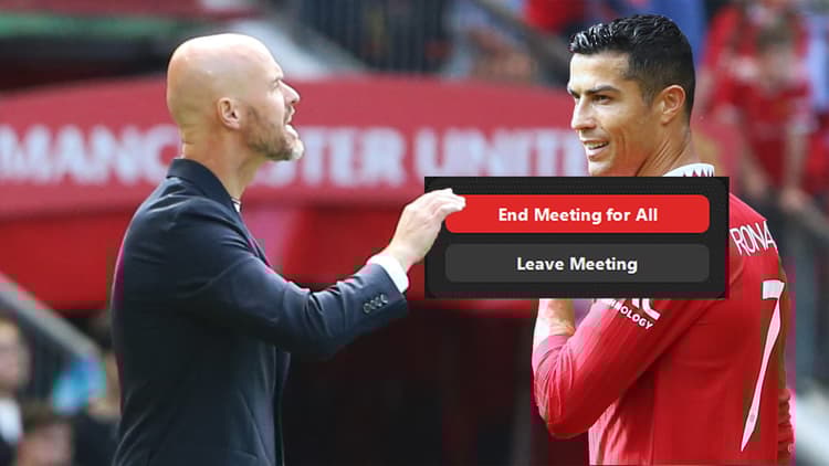 Ronaldo and Ten Hag, Man Utd, 2022-23